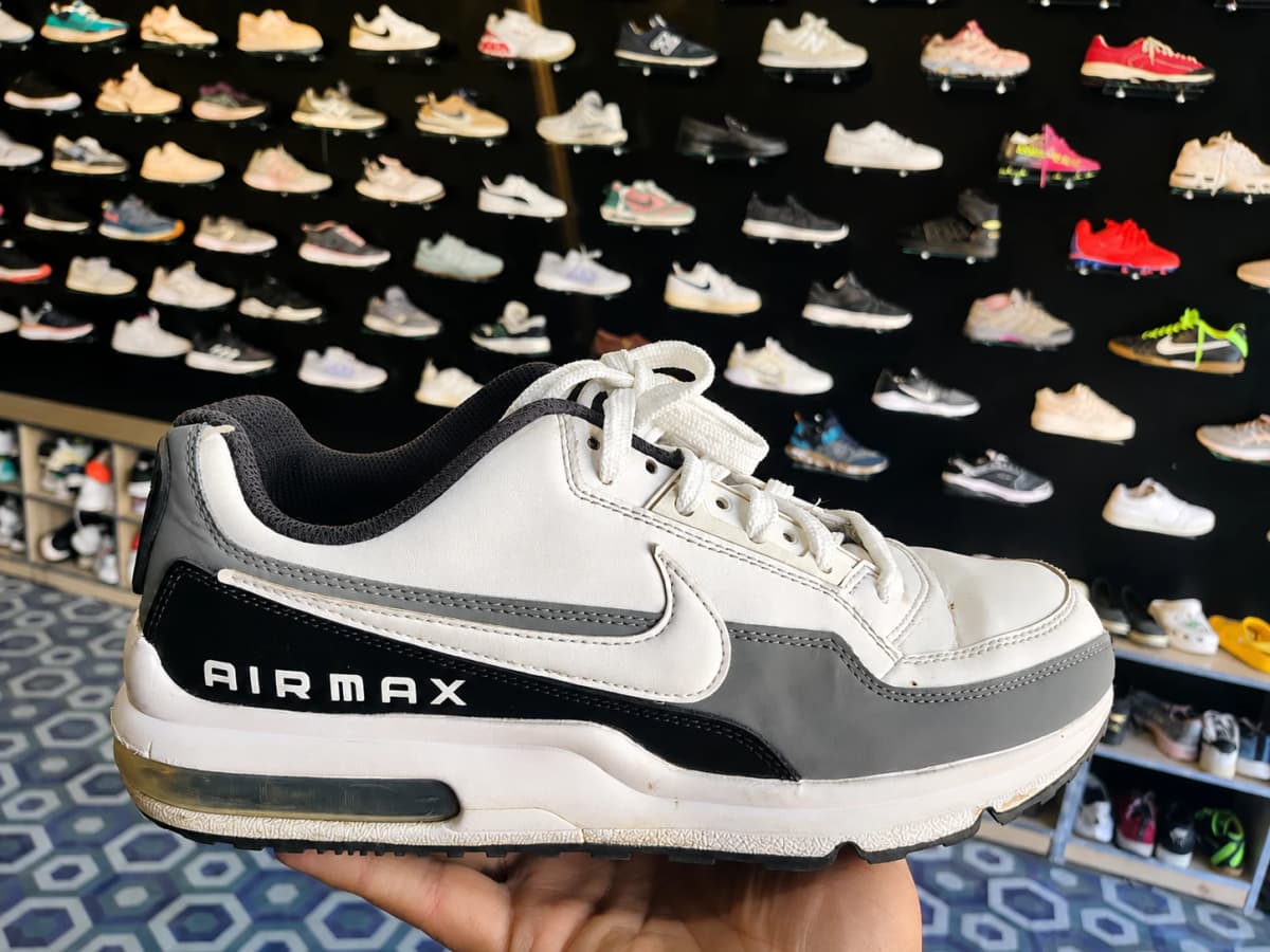 AirMax Classic White & Grey Cushion Sneakers